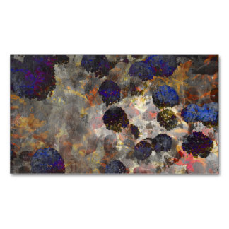 Digital background art of floral / flower pattern Magnetic business card