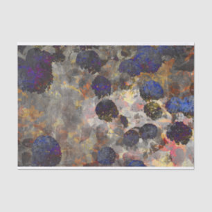 Digital background art of floral / flower pattern tissue paper