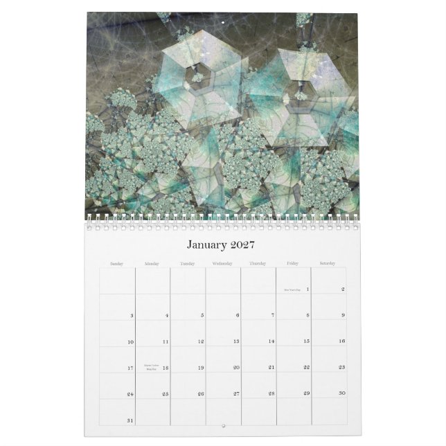 Digital Baroque 2014 Calendar (Jan 2027)