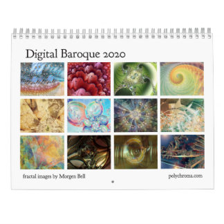 Digital Baroque 2020 calendrier fractal