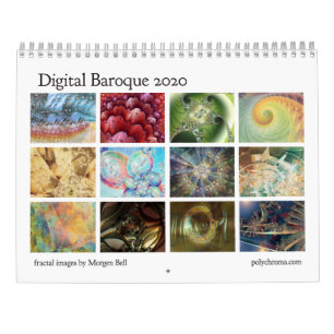 Digital Baroque 2020 Fractal Calendar
