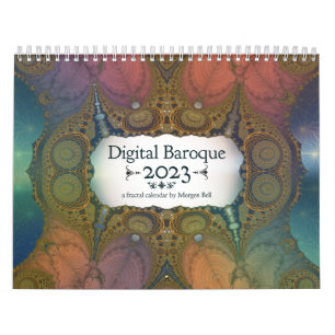 Digital Baroque 2023 calendrier fractal