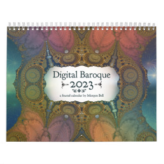Digital Baroque 2023 calendrier fractal