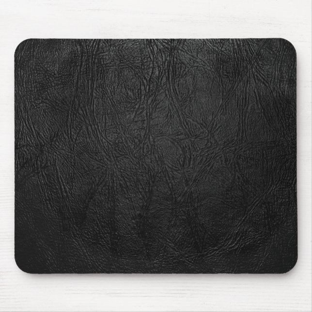 Digital Black Leather Mouse Pad (Front)