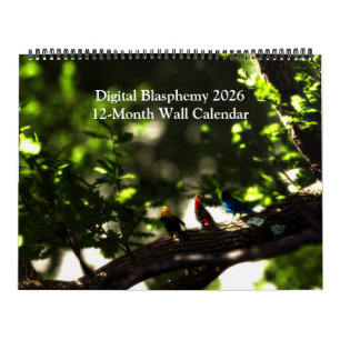 Digital Blasphemy 2026 12-Month Wall Calendar