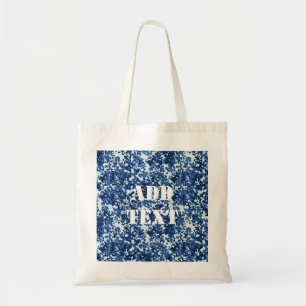 Digital Blue Military Pattern Tote Bag