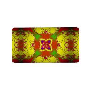 Digital Butterfly Address Label