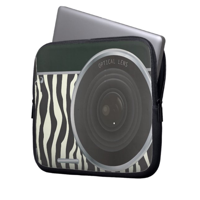 Digital Camera Laptop Sleeve (Front Left)