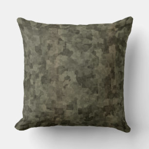 Digital Camo abstract Throw Pillow