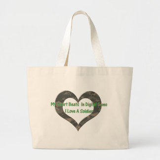 Digital Camo Heart Bag