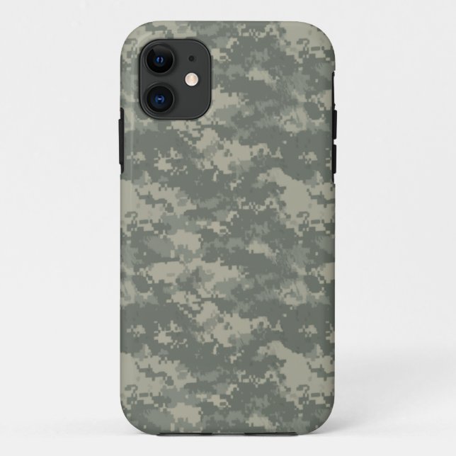 Digital Camo iPhone Case (Back)