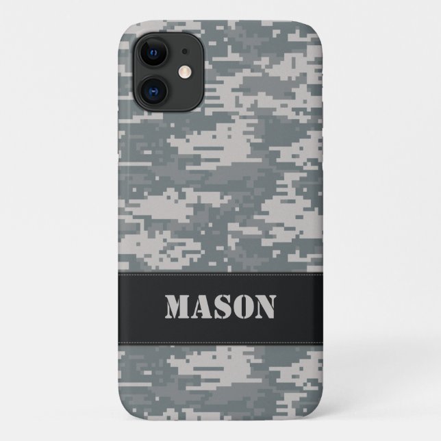 Digital Camouflage Case-Mate iPhone Case (Back)