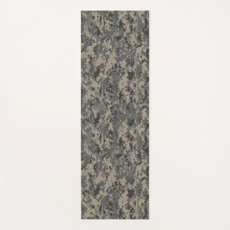 Digital camouflage military army pixel camo print yoga mat