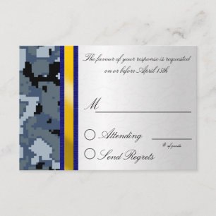 Digital Camouflage Reply Card