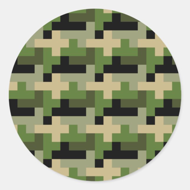 Digital Camouflage Sticker (Front)