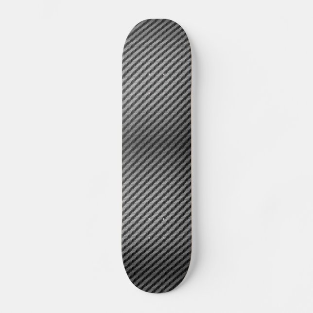 Digital Carbon Fibre Deck Skateboard (Front)