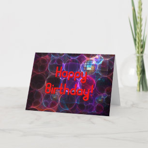 Digital Cavitation Birthday Card