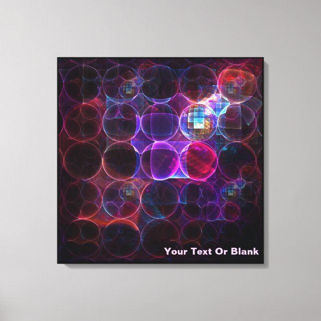 Digital Cavitation Canvas Print (Front)