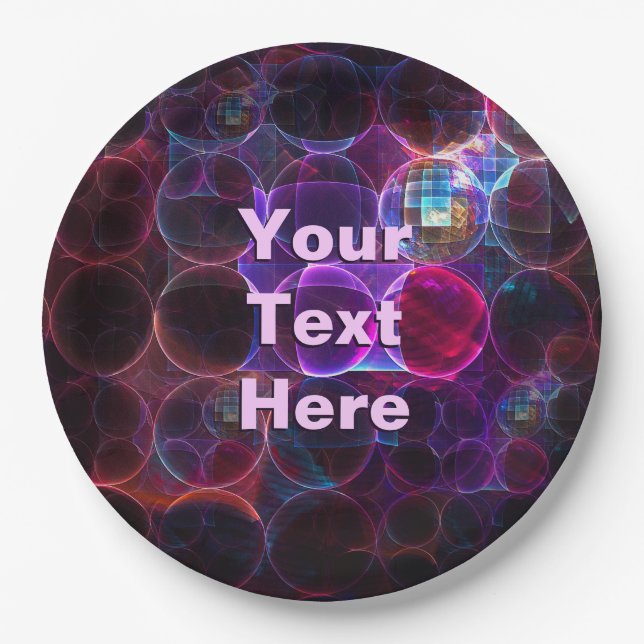 Digital Cavitation Paper Plate (Front)