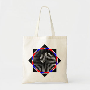Digital Chequered Yin Yang by Kenneth Yoncich Tote Bag