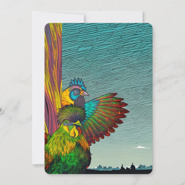 Digital chicken card (Front)