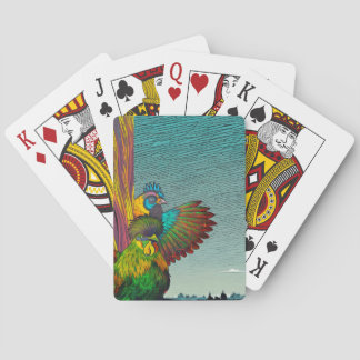 Digital chicken playing cards