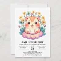 Digital Children's Hamster Birthday