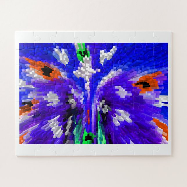 Digital city jigsaw puzzle (Horizontal)