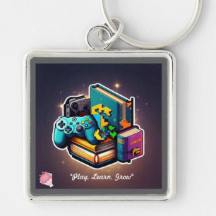 "Digital Classroom Quest" Keychain