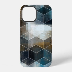 digital colourful wall tiles designart, background iPhone 12 case