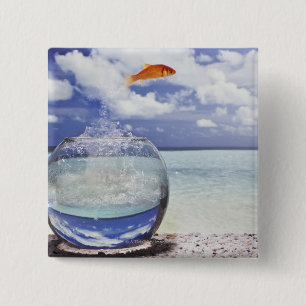 Digital composition 2 inch square button