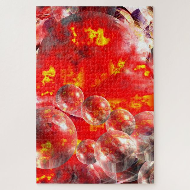 Digital Computer Art Abstract Modern Creative Jigsaw Puzzle (Vertical)