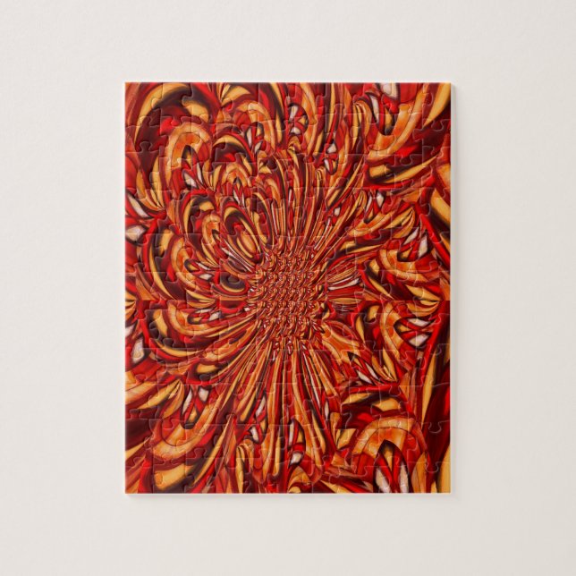 Digital Computer Art Abstract Modern Difficult Jigsaw Puzzle (Vertical)