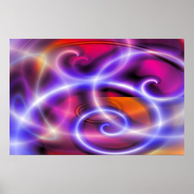 Digital Computer Art Posters - Abstract Prints (Front)