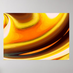 Digital Computer Painting Abstract Poster Print