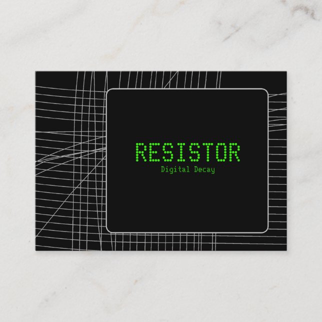 Digital Decay 02 Business Card (Front)