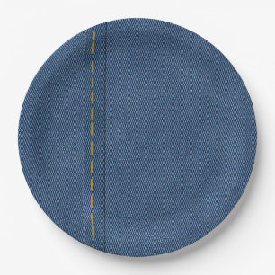 DIGITAL DENIM PAPER PLATE