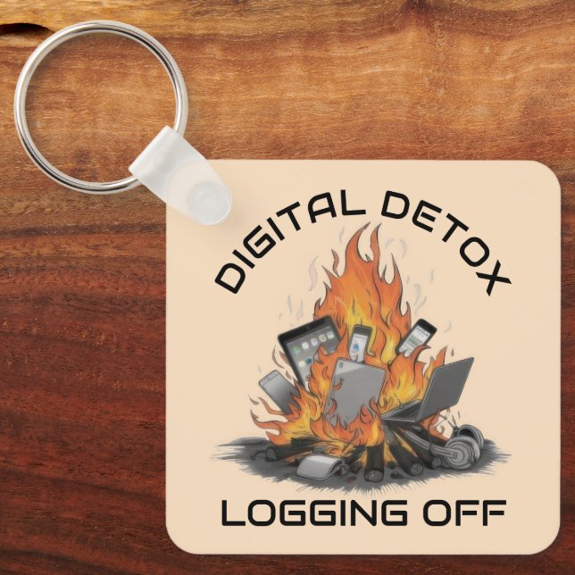 Digital Detox Keychain (Front)