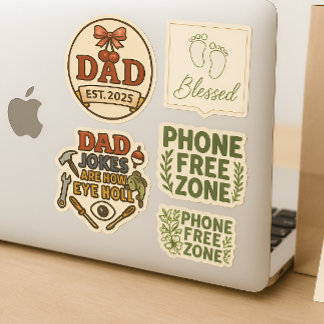 Digital Detox Nature Sticker Unplug & Connect