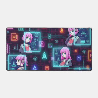 Digital Dream Girls Desk Mat