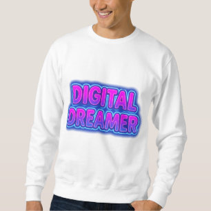 Digital Dreamer Y2K Neon T-Shirt Cybercore Stree Sweatshirt