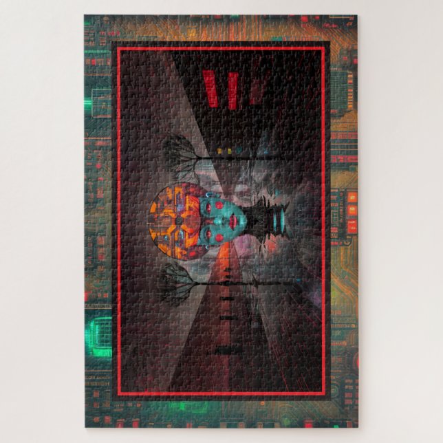 Digital Dreaming Jigsaw Puzzle (Vertical)
