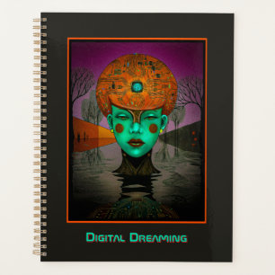 Digital Dreaming Stretched Canvas Print Planner