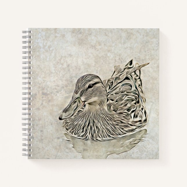 Digital Duck Art Notebook (Front)