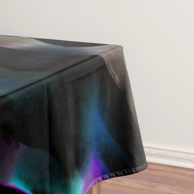 Digital dunes coloured with dark blue predominatin tablecloth (In Situ)