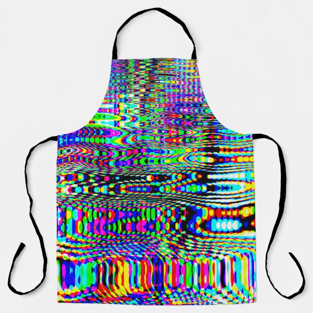 Digital effects. Multicolor abstract background. C Apron (Front)