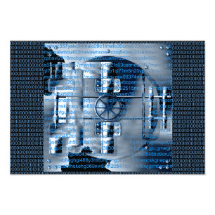 Digital encryption poster