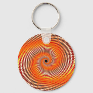 Digital flare - Fractal Keychain
