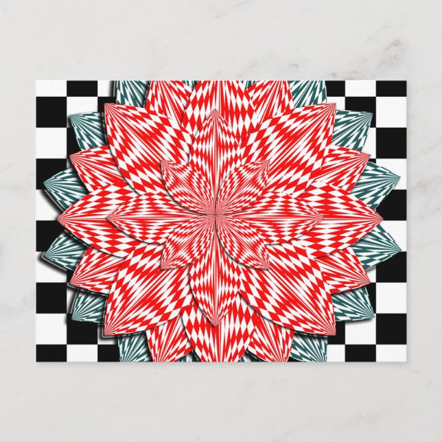 Digital Flower by Kenneth Yoncich Postcard (Front)