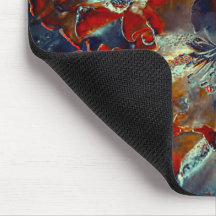 Digital flowers in ash and charcoal over coals thr